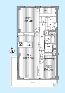 【間取り】 | コープ高輪