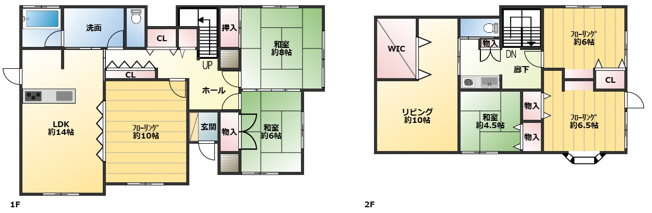 【間取り】 | 利根郡みなかみ町月夜野　展望良し　8SLDK