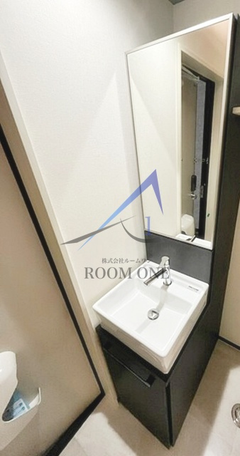 ハーモニーテラス原町Ⅳの洗面所|洗面台です。