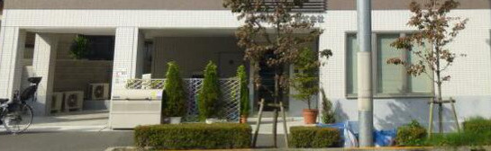 ファブール中村橋のエントランス