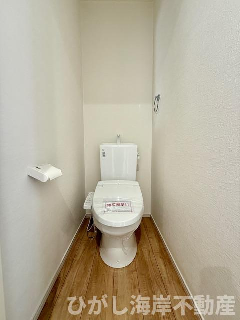 茅ヶ崎市矢畑　新築戸建　全５棟のトイレ|洗浄機能付きお手洗い