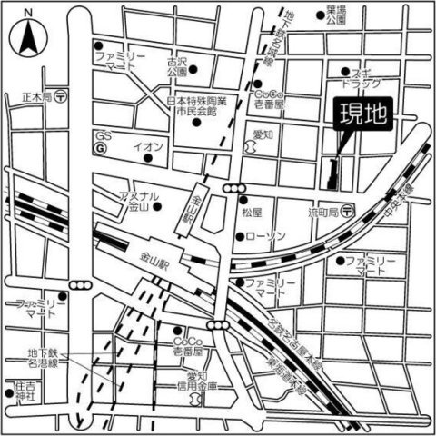 インプルーブ金山の地図