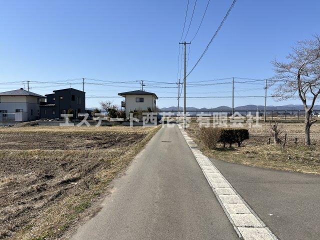 花巻市西宮野目第5地割　土地の前面道路含む現地写真|前面道路