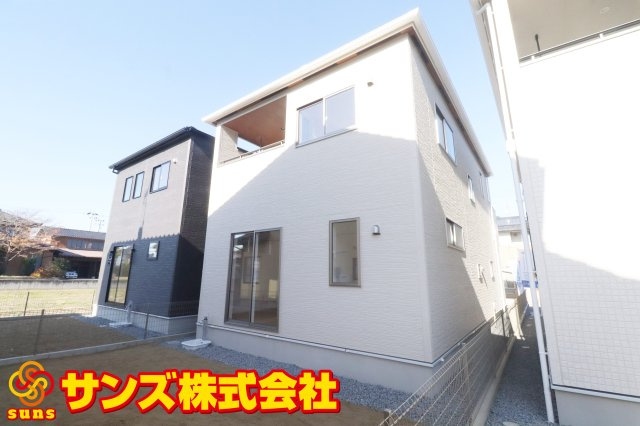 郡山市静西１丁目　　　２号棟　　　大成小学校、郡山第７中学区の外観|北側から見た外観