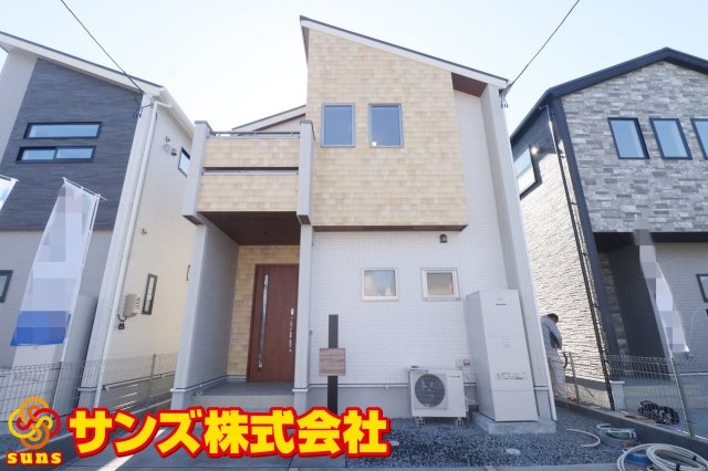 郡山市静西１丁目　　　２号棟　　　大成小学校、郡山第７中学区の外観|北東側から見た区画全体♪