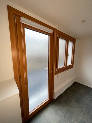 収納もある玄関です