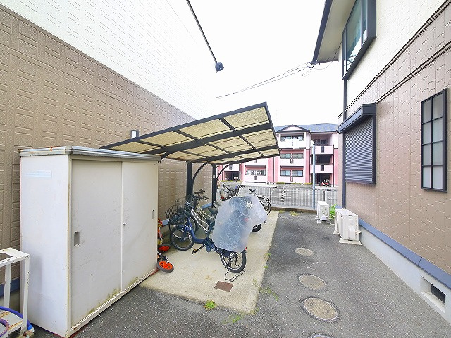 エントピア梅美　A棟の設備|駐輪場です