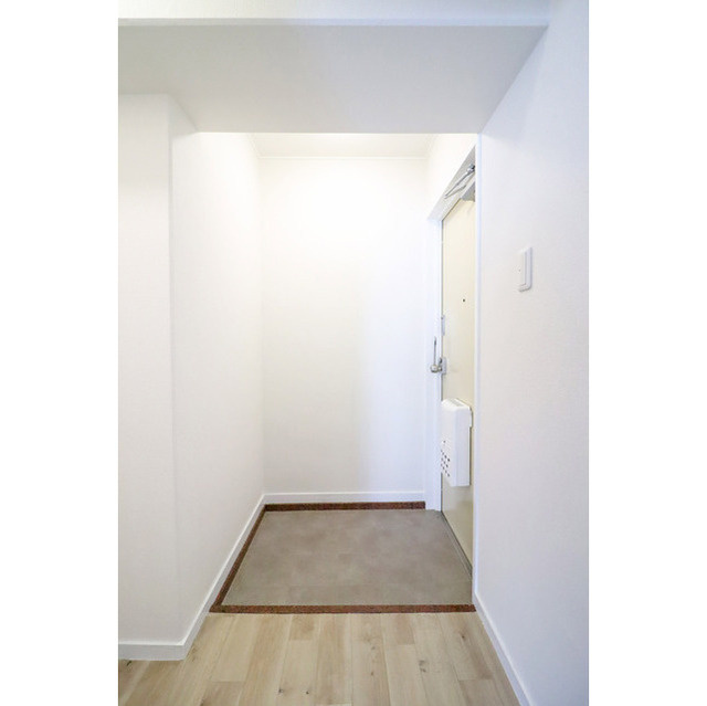 サングリーンハイツの玄関|収納もある玄関です