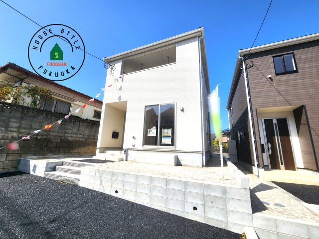 福岡市西区野方5丁目第15-2棟（1号棟）の外観|デザイン性のある外観です。