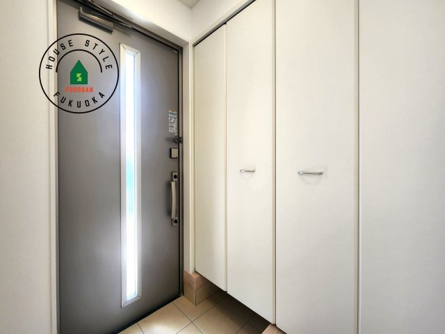 福岡市西区野方5丁目第15-2棟（1号棟）の内観：施工例|二重ロックでしっかり防犯対策ができます。