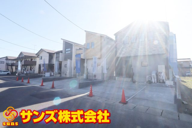 郡山市静西１丁目　　　3号棟　　　大成小学校、郡山第７中学区の外観|北東側から見た区画全体