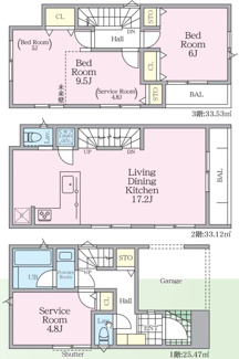 【間取り】 | 新築住宅　権太坂2丁目　全2棟/今回販売1棟（1号棟） | 間取図