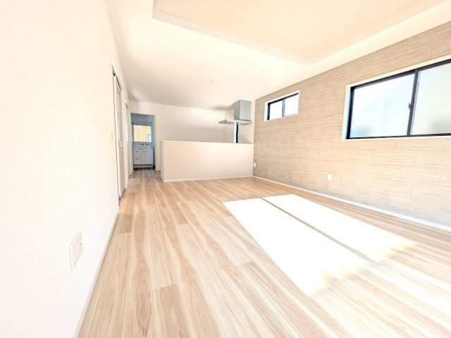 日立市東町　3期　新築戸建　1号棟の居間・リビング