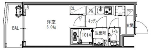 S-RESIDENCE本中山aloriaの間取り