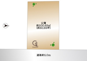 【土地図】 | ご自宅から現地まで、当社スタッフがお車にて、「お迎え・お送り」をしております。ぜひお気軽にお問い合わせくださいませ♪