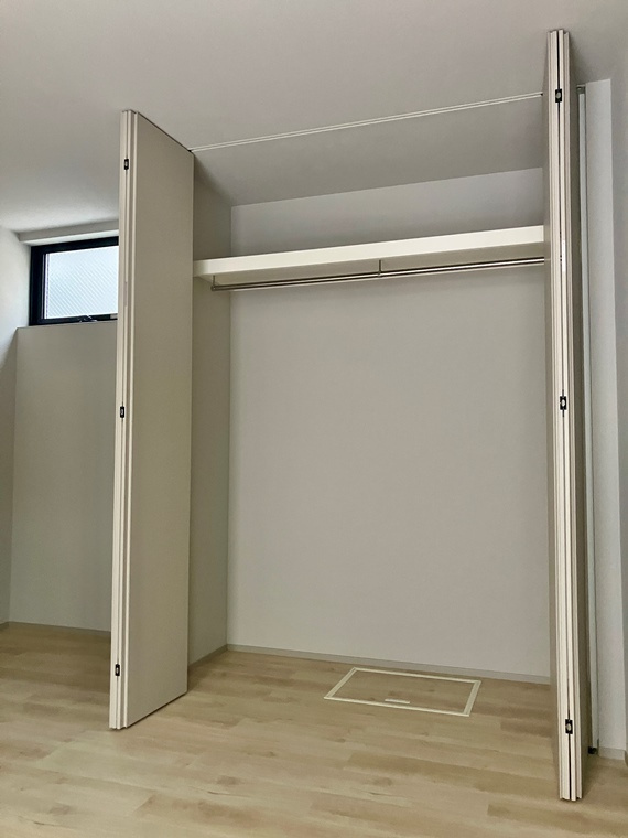 松原戸建の収納|収納のためのスペースです