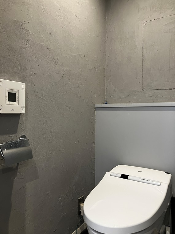 経堂セントラルマンションのトイレ|落ち着いた色調のトイレです