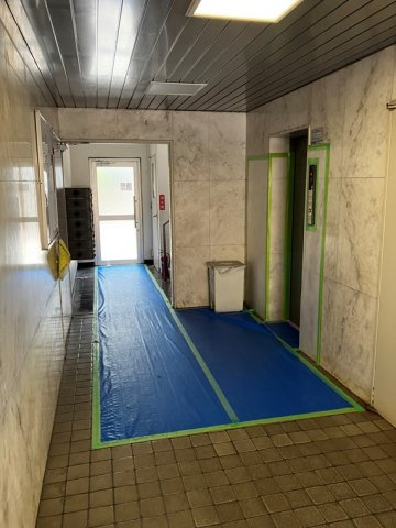 経堂セントラルマンションのロビー|清潔なロビーです