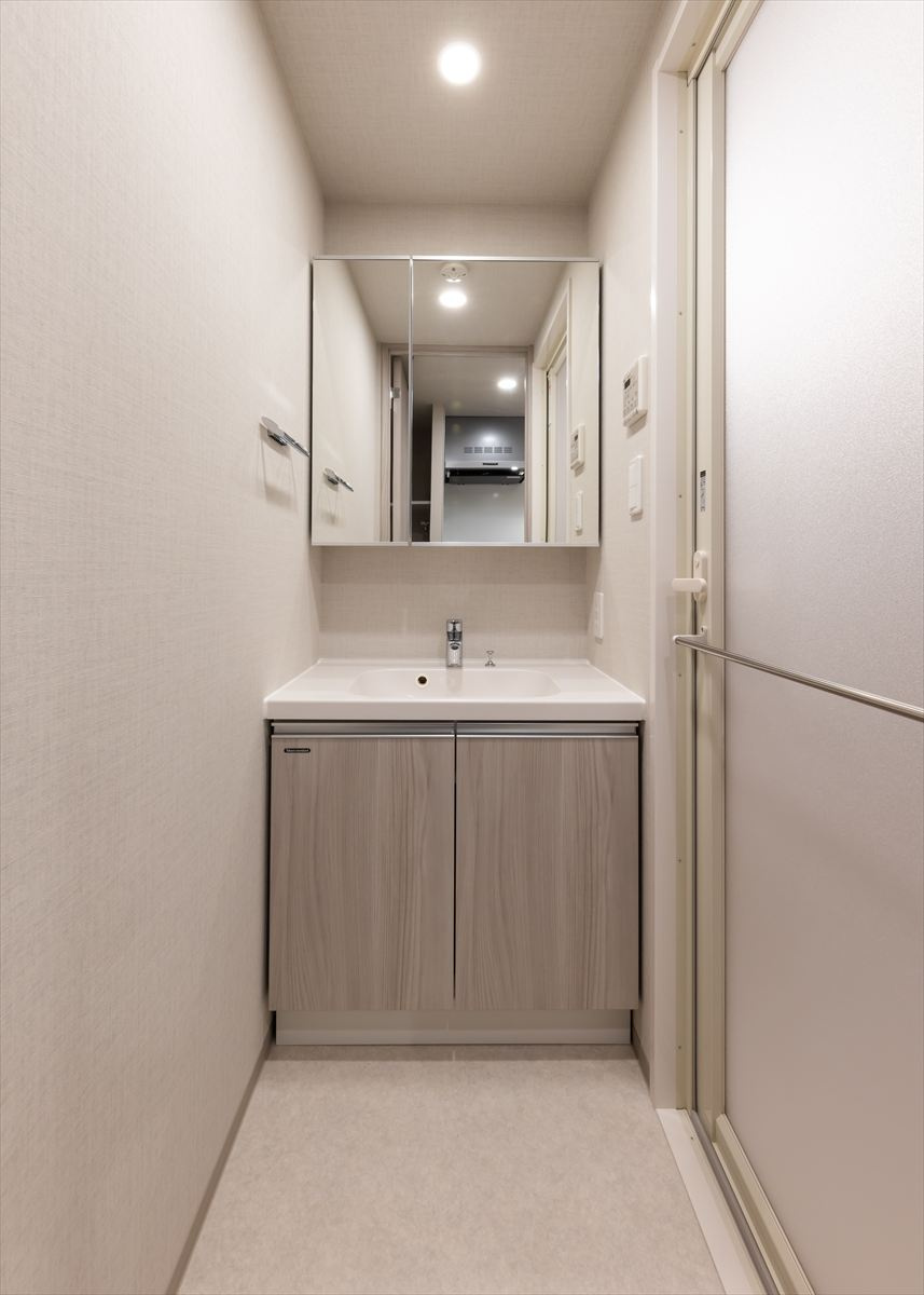 DIPS明大前の独立洗面台|独立洗面台で身支度をすべて済ませてしまいましょう