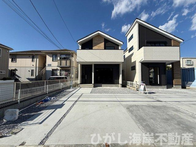茅ヶ崎市柳島2丁目　新築戸建　全２棟の外観|現地外観