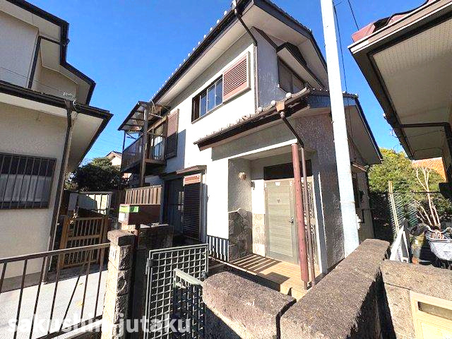 横戸町　中古戸建の外観|京成大和田駅徒歩９分の立地　土地４０坪付き