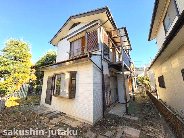 横戸町　中古戸建の外観|京成大和田駅徒歩９分の立地　土地４０坪付き