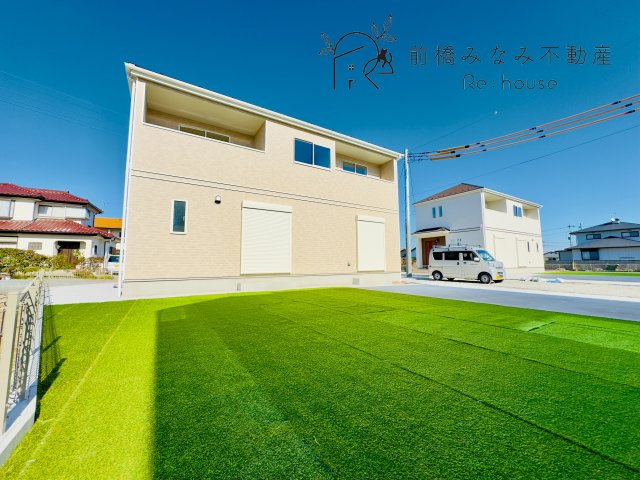 佐波郡玉村町斎田　A号棟(全６棟)　ハートフルタウン　新築建売分譲の外観|建物外観を気になさる方へ、見た目の良い物件です