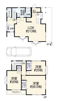 【間取り】 | 再生住宅　藤沢市鵠沼藤ヶ谷4丁目19-19 | 間取り