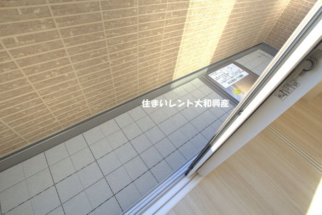 リュミエールミナミのバルコニー