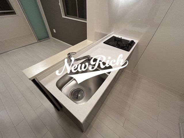 伊勢崎市八寸町のアパートのキッチン