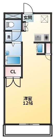 TONBOマンションの間取り