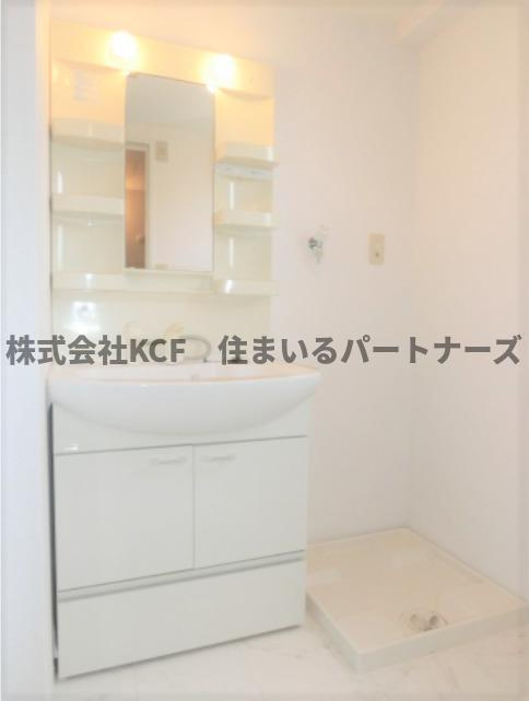 エクセレント東町の洗面所|広い洗面スペース