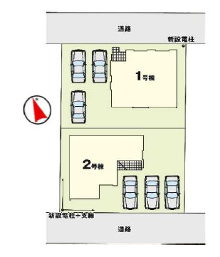 LIGARE下都賀郡壬生町40期　新築一戸建ての区画図