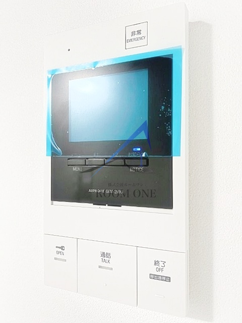 ベルネージュのセキュリティ|モニター付きインターホンです。
