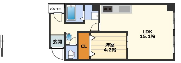 ハイマウントビルの間取り