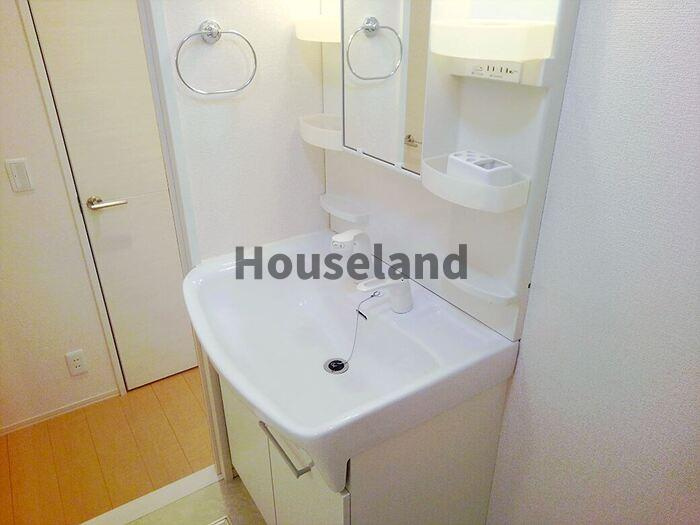 D-room秋月 A棟の洗面所