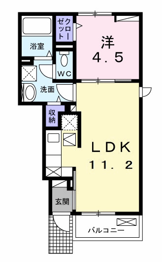 ヤングウッズ柏の葉Ⅰの間取り