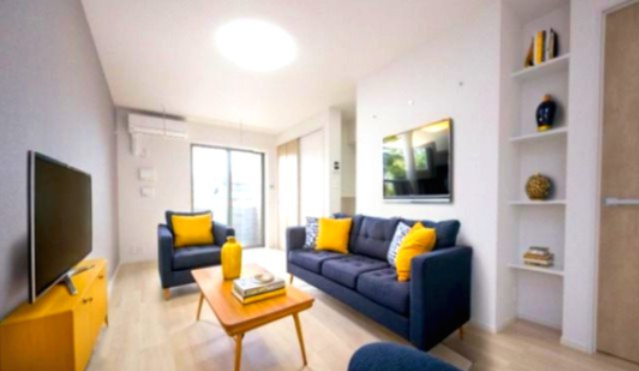 ヤングウッズ柏の葉Ⅰの居間・リビング|CGで家具等を配置したもので、家具等は含まれません。※同施工会社、同型タイプです