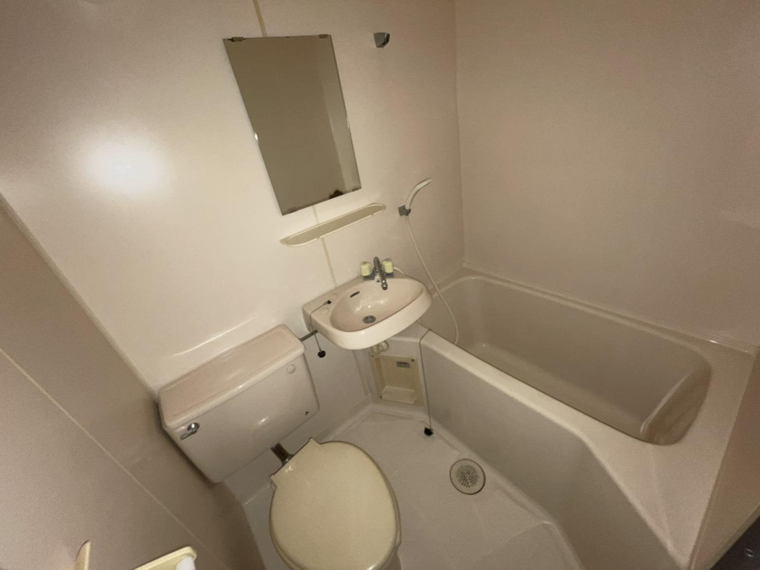 佐藤ビル（鈴谷2丁目）の洗面所|コンパクトで使いやすい洗面所