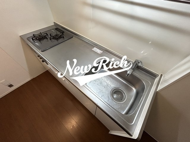 高崎市菅谷町のアパートのキッチン