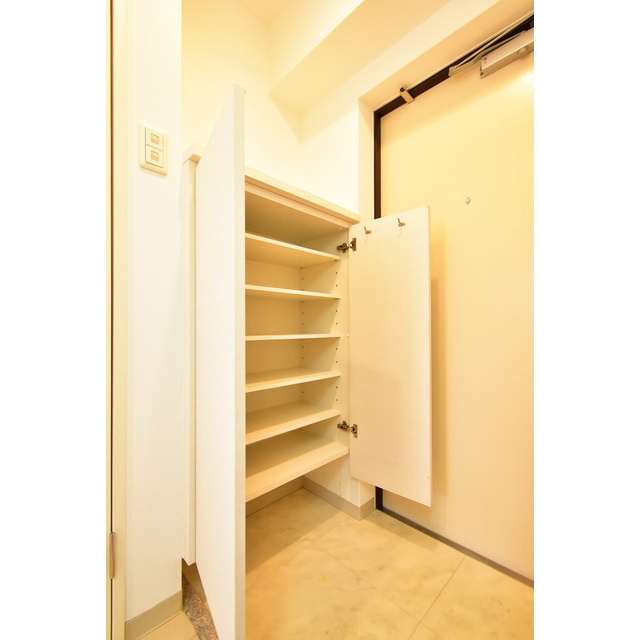 SERENiTE日本橋SUDの玄関|収納もある玄関です