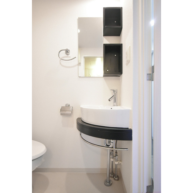 AFFLUENCE難波の洗面所|コンパクトで使いやすい洗面所