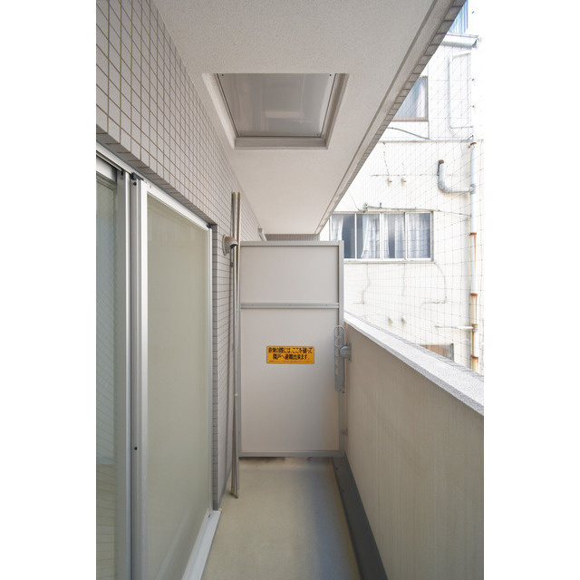 南堀江プライマリーワンのバルコニー|陽当たり良好なバルコニーです