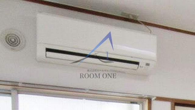 川村マンションの設備|エアコンです。