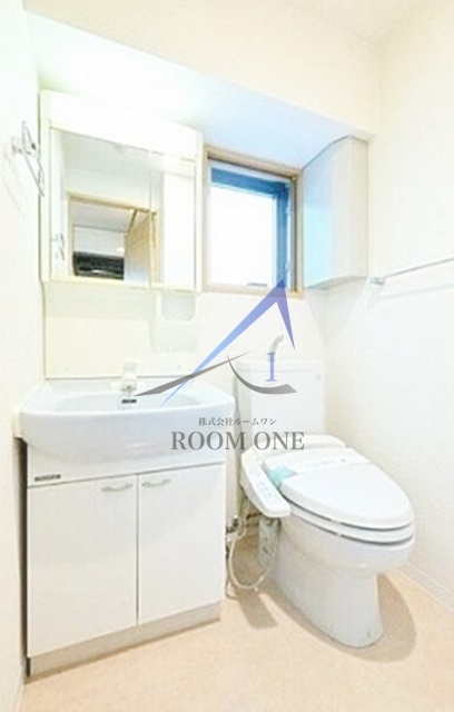 スカイコート門前仲町の洗面所|洗面台です。