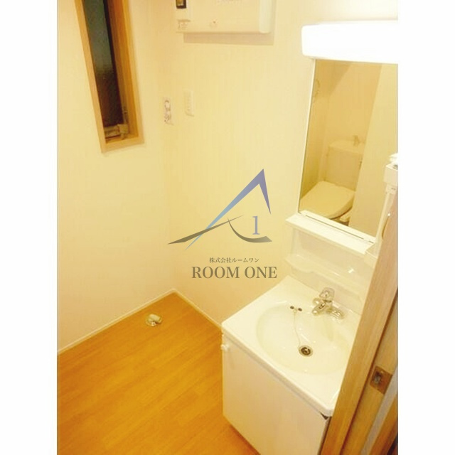 アルーエム千田の洗面所|洗面台です。