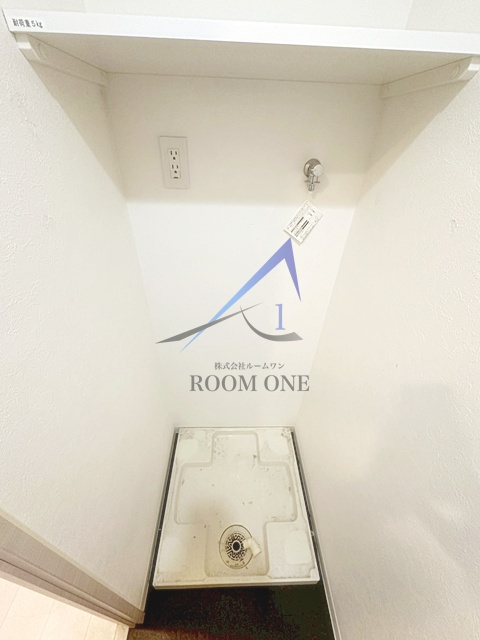 スカイコート清澄庭園の設備|洗濯機置き場です。