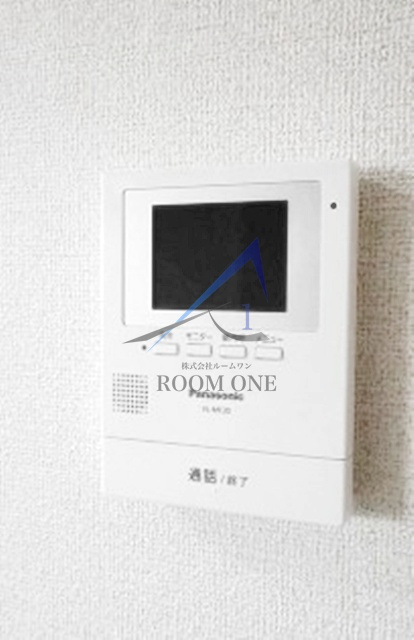 パークハイム常盤台のセキュリティ|モニター付きインターホンです。