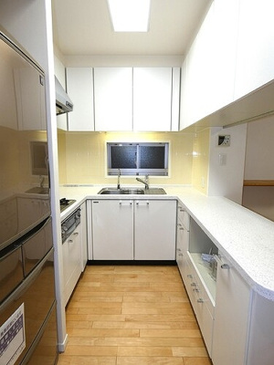 【キッチン】 | ライオンズステーションプラザ溝の口セントラルアベニュー | 内装前※冷蔵庫は撤去いたします