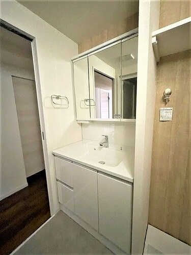 ライオンズプラザ川口本町の洗面所|洗面所　内装後